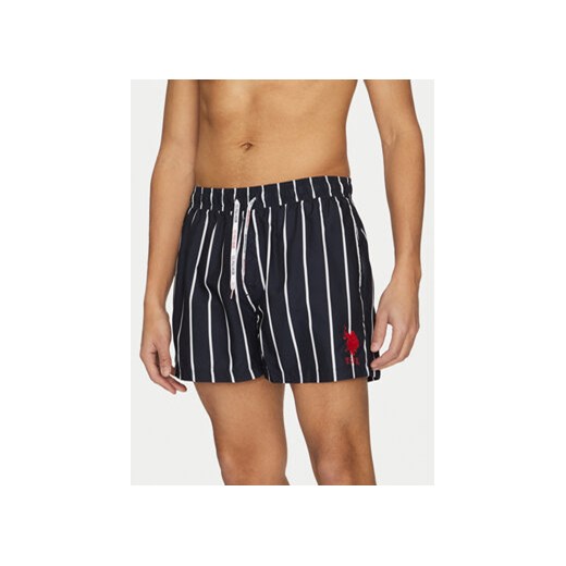 U.S. Polo Assn. Szorty kąpielowe MUP1906 Granatowy Regular Fit ze sklepu MODIVO w kategorii Kąpielówki - zdjęcie 177886089