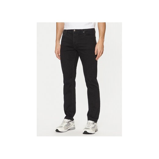Jack&Jones Jeansy Mike 12246951 Czarny Tapered Fit ze sklepu MODIVO w kategorii Jeansy męskie - zdjęcie 177886225