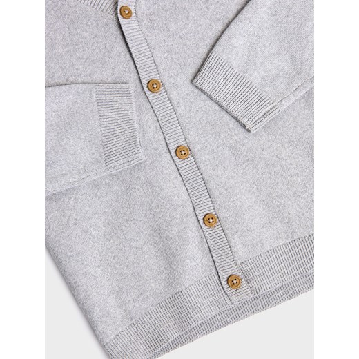 Sinsay - Sweter zapinany na guziki w serek - szary Sinsay 116 Sinsay