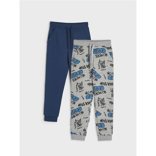 Sinsay - Spodnie dresowe jogger 2 pack - granatowy ze sklepu Sinsay w kategorii Spodnie chłopięce - zdjęcie 177888415
