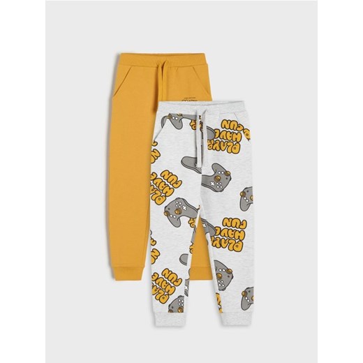 Sinsay - Spodnie dresowe 2 pack - szary - id: 113AY-09M - marki Sinsay - 177888417 Sinsay - Spodnie dresowe 2 pack - szary ze sklepu Sinsay w kategorii Spodnie chłopięce - zdjęcie 177888417