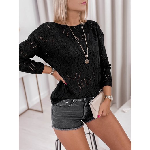 sweter cloud czarny one size ze sklepu UBRA w kategorii Swetry damskie - zdjęcie 177888597
