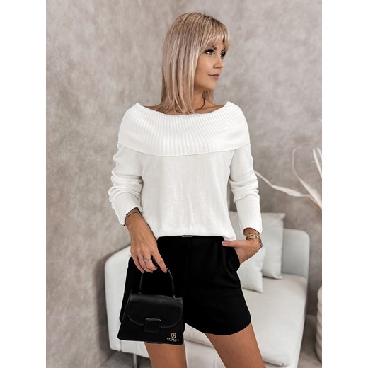 sweter manuelle ecru one size ze sklepu UBRA w kategorii Swetry damskie - zdjęcie 177891008