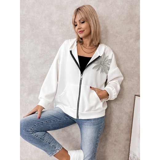 bluza selda biała one size ze sklepu UBRA w kategorii Bluzy damskie - zdjęcie 177891725