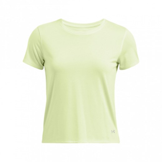 Damska koszulka do biegania Under Armour UA Launch Shortsleeve - zielona ze sklepu Sportstylestory.com w kategorii Bluzki damskie - zdjęcie 177893506