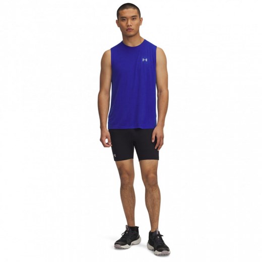 Męskie spodenki do biegania Under Armour UA Trail Lauch Pro Half TGT - czarne ze sklepu Sportstylestory.com w kategorii Spodenki męskie - zdjęcie 177894758