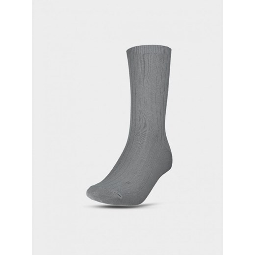 Damskie skarpetki casual Outhorn OTHWAW24USOCF370 - szare ze sklepu Sportstylestory.com w kategorii Skarpetki damskie - zdjęcie 177895058