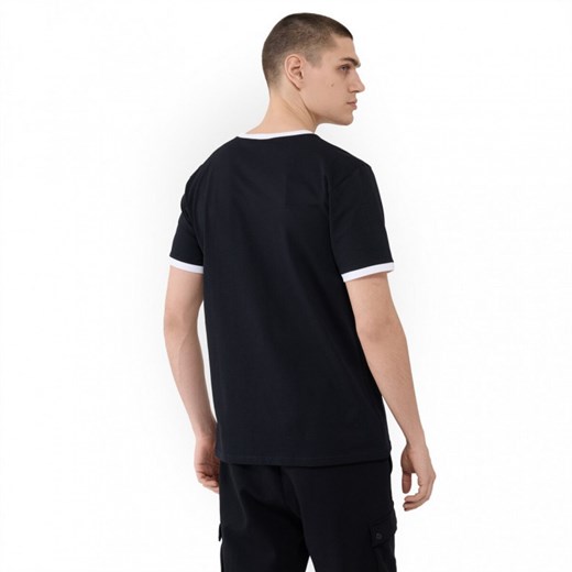 Męski t-shirt z nadrukiem Ellesse Fendorini - czarny Ellesse S Sportstylestory.com