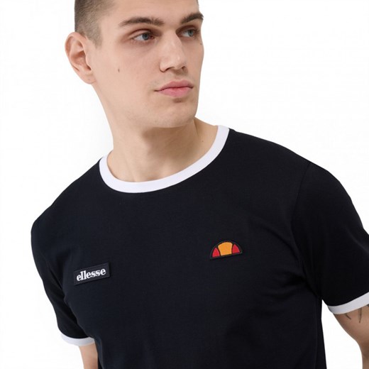 Męski t-shirt z nadrukiem Ellesse Fendorini - czarny Ellesse XL Sportstylestory.com