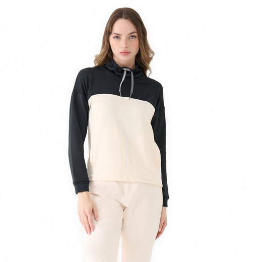 Damska bluza treningowa Roxy Vertere - beżowa ze sklepu Sportstylestory.com w kategorii Bluzy damskie - zdjęcie 177895636