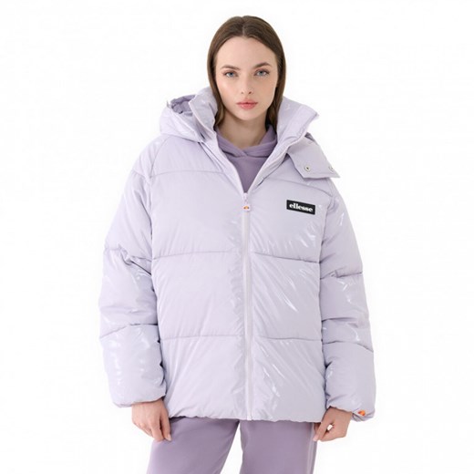 Damska kurtka puchowa pikowana Kurtka Ellesse Lenzer Padded Wmn - fioletowa ze sklepu Sportstylestory.com w kategorii Kurtki damskie - zdjęcie 177895707