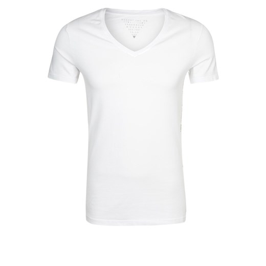 Guess Podkoszulki optic white zalando bialy abstrakcyjne wzory