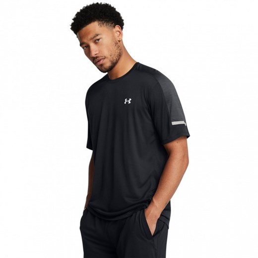 Męska koszulka treningowa Under Armour UA Tech Utility SS - czarna ze sklepu Sportstylestory.com w kategorii T-shirty męskie - zdjęcie 177895987
