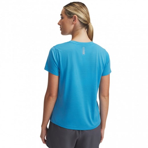Damska koszulka do biegania Under Armour UA Launch Shortsleeve - niebieska Under Armour S Sportstylestory.com