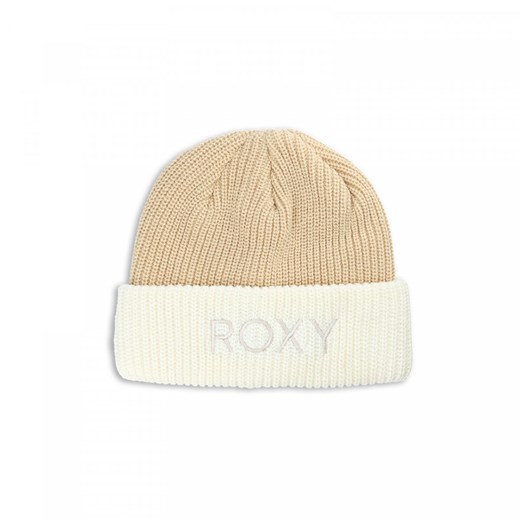 Damska czapka zimowa Roxy Freja - beżowa ze sklepu Sportstylestory.com w kategorii Czapki zimowe damskie - zdjęcie 177896125