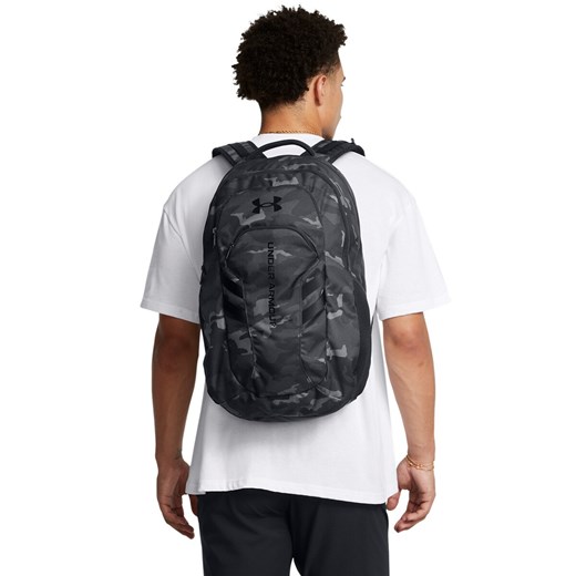Plecak treningowy uniseks Under Armour UA Hustle 6.0 Pro Bp - szary ze sklepu Sportstylestory.com w kategorii Plecaki - zdjęcie 177896177