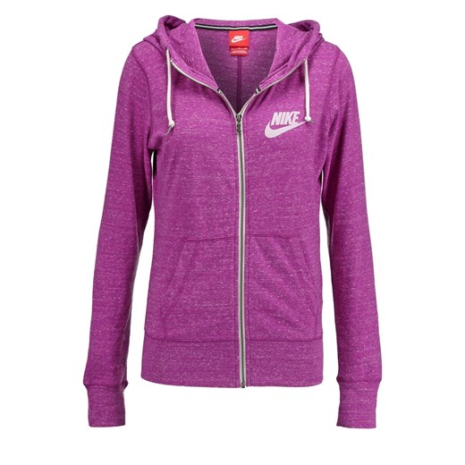 Nike Sportswear GYM VINTAGE Bluza rozpinana bold berry zalando fioletowy abstrakcyjne wzory