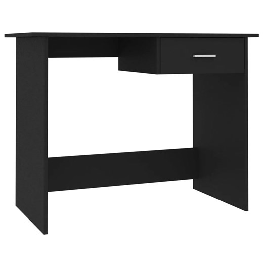 Czarne minimalistyczne biurko do biura - Axon Elior One Size Edinos.pl