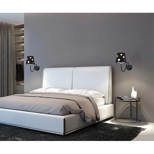 Czarny nowoczesny kinkiet z otworami - D218-Mavitz Candellux One Size Edinos.pl