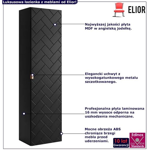 Szafka/regał łazienkowy Elior