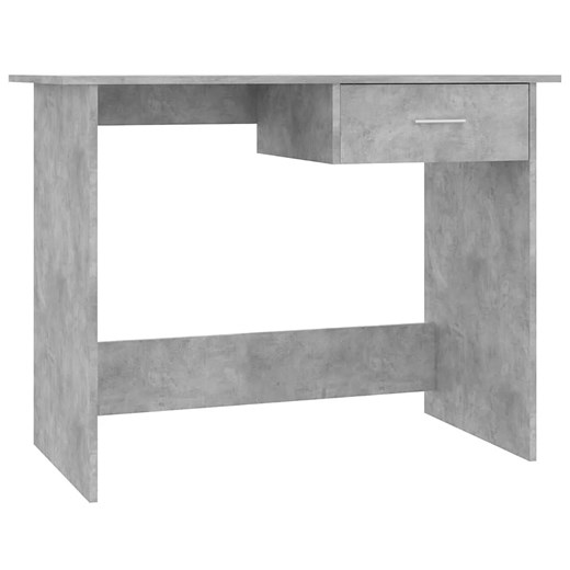 Loftowe biurko do pokoju w kolorze beton - Axon Elior One Size Edinos.pl