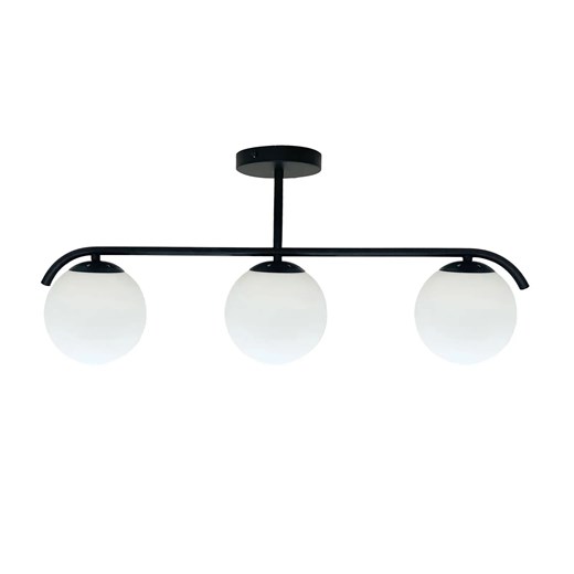 Czarna lampa sufitowa ze szklanymi kloszami S8-G11 ze sklepu Edinos.pl w kategorii Lampy sufitowe - zdjęcie 177898849