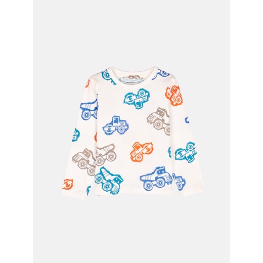GATE Bawełniana koszulka z nadrukiem 3Y ze sklepu gateshop w kategorii T-shirty chłopięce - zdjęcie 177900539