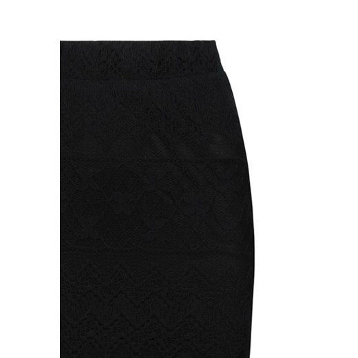 Black Lace Maxi Skirt tally-weijl szary Długie spódnice