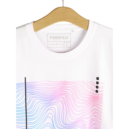 T-shirt męski Gate w nadruki 