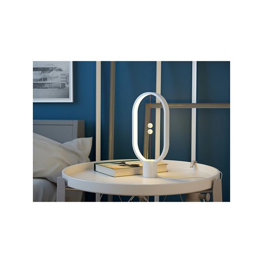 Designnest Lampa stołowa LED &quot;Heng&quot; w kolorze białym - 40 x 20 cm ze sklepu Limango Polska w kategorii Lampy stołowe - zdjęcie 177907665