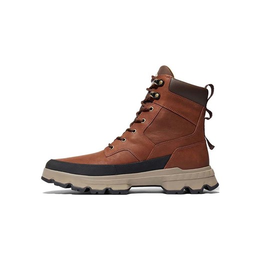 Timberland Skórzane kozaki zimowe &quot;TBL Orig Ultra&quot; w kolorze ciemnobrązowym ze sklepu Limango Polska w kategorii Buty zimowe męskie - zdjęcie 177909058