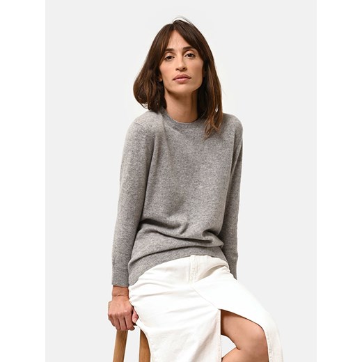 Just Cashmere Kaszmirowy sweter &quot;Janice&quot; w kolorze szarym ze sklepu Limango Polska w kategorii Swetry damskie - zdjęcie 177909656