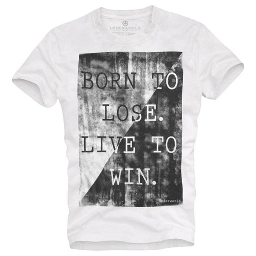 T-shirt męski UNDERWORLD Born to lose live to win ze sklepu morillo w kategorii T-shirty męskie - zdjęcie 177910098