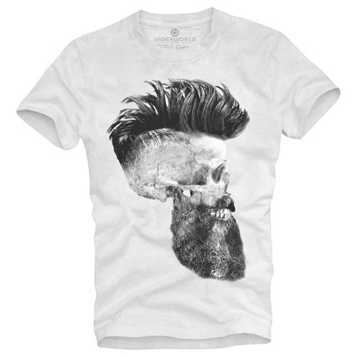 T-shirt męski UNDERWORLD Skull with a beard ze sklepu morillo w kategorii T-shirty męskie - zdjęcie 177910177