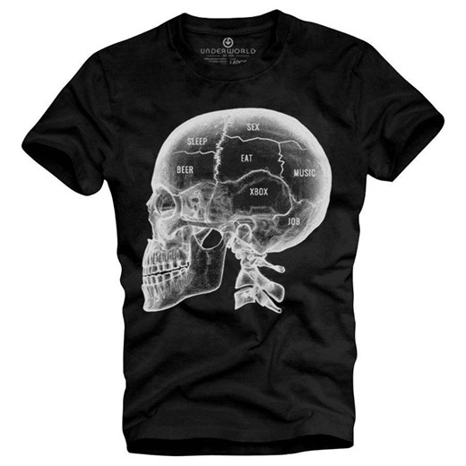 T-shirt męski UNDERWORLD X-ray skull ze sklepu morillo w kategorii T-shirty męskie - zdjęcie 177910469