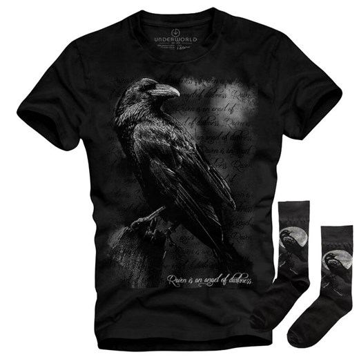 Zestaw koszulka i skarpety Underworld Raven ze sklepu morillo w kategorii T-shirty męskie - zdjęcie 177910787