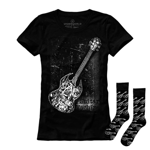 Zestaw damska koszulka i skarpety Underworld Guitar machine ze sklepu morillo w kategorii Bluzki damskie - zdjęcie 177911079