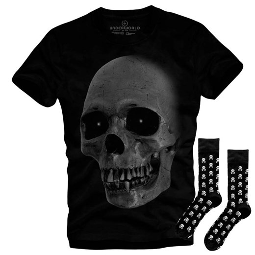 Zestaw koszulka i skarpety Underworld Skull ze sklepu morillo w kategorii T-shirty męskie - zdjęcie 177911838