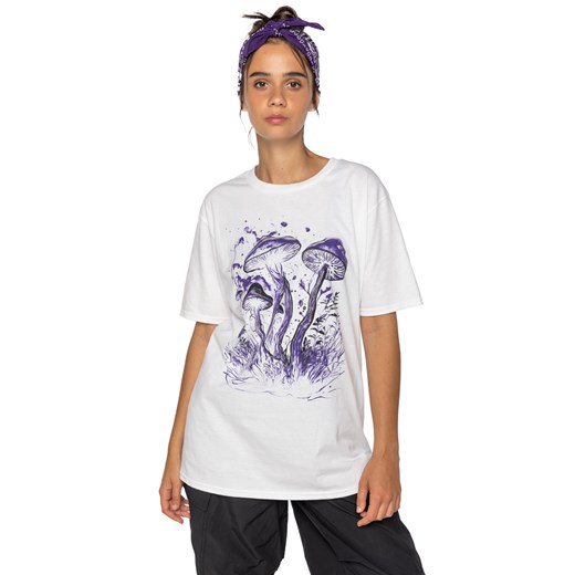 Koszulka loose fit UNDERWORLD Mushrooms ze sklepu morillo w kategorii Bluzki damskie - zdjęcie 177911887