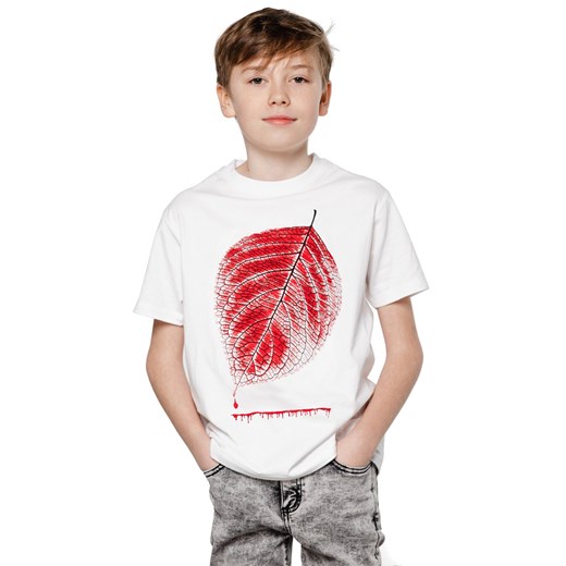 T-shirt dziecięcy UNDERWORLD Leaf ze sklepu morillo w kategorii T-shirty chłopięce - zdjęcie 177912059