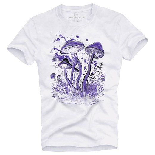 T-shirt męski UNDERWORLD Mushrooms ze sklepu morillo w kategorii T-shirty męskie - zdjęcie 177912138