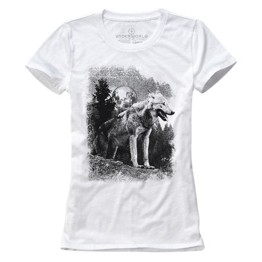 T-shirt damski UNDERWORLD Wolf in mountains ze sklepu morillo w kategorii Bluzki damskie - zdjęcie 177912196