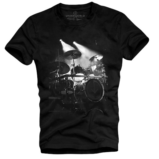 T-shirt męski UNDERWORLD Drums czarny ze sklepu morillo w kategorii T-shirty męskie - zdjęcie 177912216