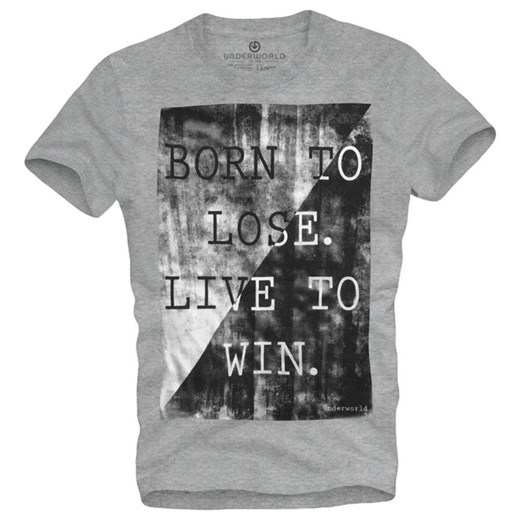 T-shirt męski UNDERWORLD Born to lose live to win ze sklepu morillo w kategorii T-shirty męskie - zdjęcie 177912508