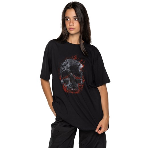 Koszulka loose fit UNDERWORLD Skull in fire ze sklepu morillo w kategorii Bluzki damskie - zdjęcie 177912556