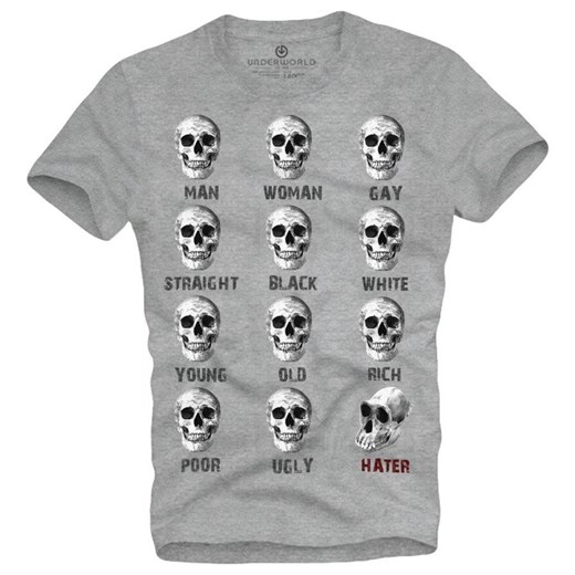 T-shirt męski UNDERWORLD Hater ze sklepu morillo w kategorii T-shirty męskie - zdjęcie 177912607