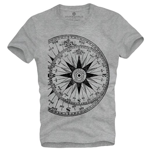 T-shirt męski UNDERWORLD Compass ze sklepu morillo w kategorii T-shirty męskie - zdjęcie 177912608