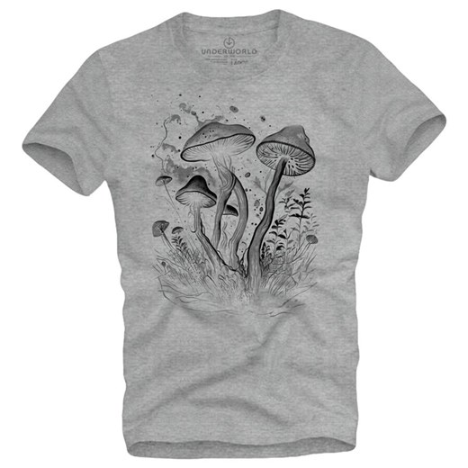 T-shirt męski UNDERWORLD Mushrooms ze sklepu morillo w kategorii T-shirty męskie - zdjęcie 177912728