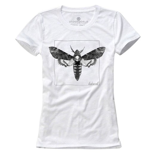 T-shirt damski UNDERWORLD Night Butterfly biały ze sklepu morillo w kategorii Bluzki damskie - zdjęcie 177912859