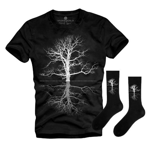 Zestaw koszulka i skarpety Underworld Tree ze sklepu morillo w kategorii T-shirty męskie - zdjęcie 177913096